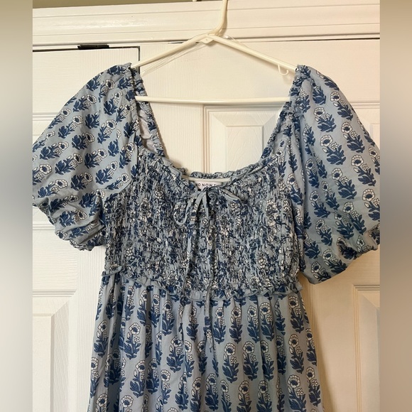 Blue Maxi Summer Dress - Picture 3 of 3